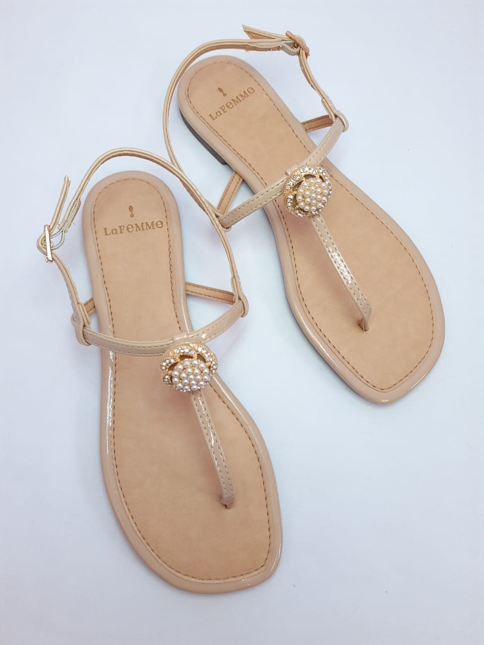 Sandália flat Cris La Femme-23 - Elegante Calçados